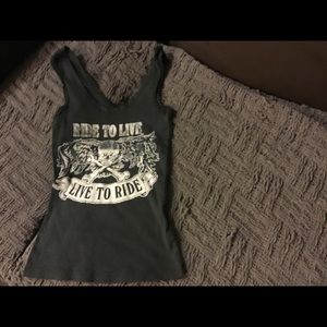 Tank top ride to live